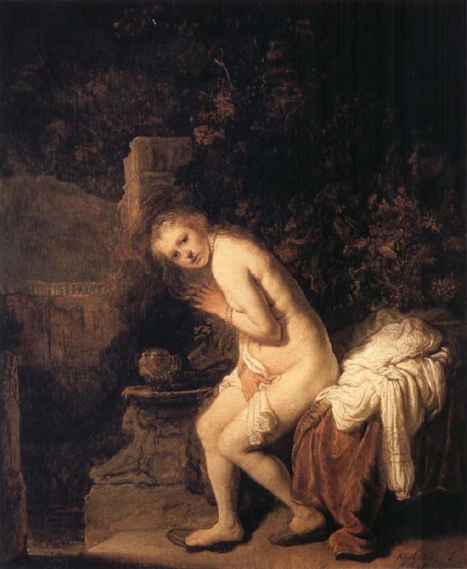 REMBRANDT Harmenszoon van Rijn Susanna Bathing oil painting picture